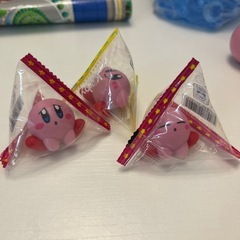 星のカービィミニフィギュア　　　三つの画像
