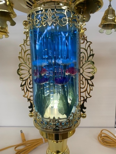 お盆 提灯 バブル灯 11号 高さ52cm