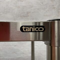 【tanico】タニコー ステンレス製 3段ラック 状態良好 スチールラック 厨房 厨房機器 店舗 店舗用品 ステンレスラック 厨房用品 Y1931の画像