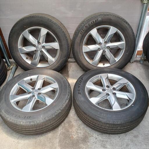 ムラーノ純正235/65R18 タイヤホイール4本セット 235/65R18 日産純正アルミ タイヤ4本セット No.255 18インチ Z51ムラーノ
