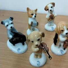 0725-104 Puppy's Philharmonic Orchestra 12体セット　犬の楽団の画像
