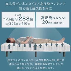 【決定しました】足つきセミダブルベッドの画像