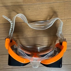 シュノーケルマスク🤿　水中メガネ　オレンジの画像