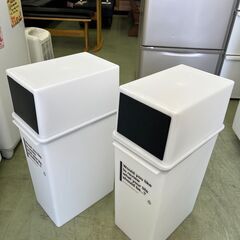 【リサイクルショップ ピカソ 小松原】🗑️✨インテリアに映える！スタイリッシュゴミ箱（フタ付き）✨🗑️★8093★の画像