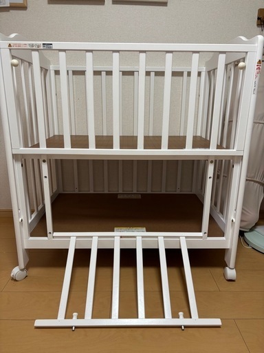 yumiko〜断捨離中〜専用 カトージ ベビーベッド ミニ ホワイト KATOJI