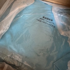 包帯、油紙、脱脂綿、防護服の画像