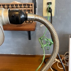昭和レトロなメタル照明器具　　使用可能
の画像