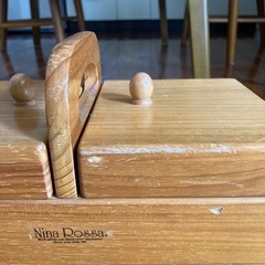 木の裁縫箱 収納　小物入れの画像