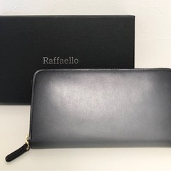 【未使用品】ラファエロ Raffaello サフィアーノラグジュアリー レザー製 ラウンドファスナー 長財布の画像