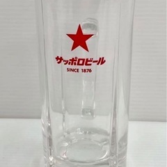 直接引き取り5%OFF　サッポロビール まとめて合計6個 横80×奥行き80×H高さ170 mm　中ジョッキ ビールジョッキ SAPPORO グラス 飲食店 店舗用品 業務用 保管品 美品 509125の画像