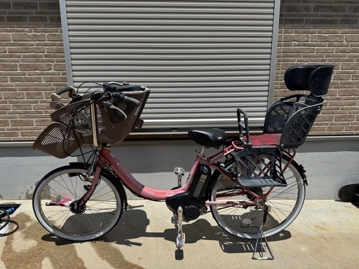 電動アシスト自転車　幼児2人同乗