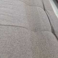 ★リユースのサカイ日立店★HJ7202  ソファ ブラウン H36-70×D66-110×W128-164 クリーニング済み の画像