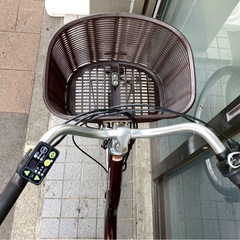 電動自転車　6669 ヤマハ PASナチュラ 26インチ ブラウンの画像