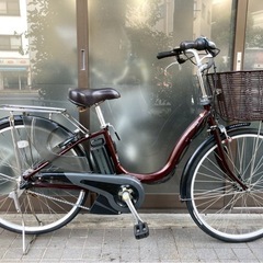 電動自転車　6669 ヤマハ PASナチュラ 26インチ ブラウンの画像