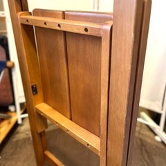 【武蔵小山店】〈A〉ウッドフォールディングチェア 折り畳み カントリー ナチュラル 椅子の画像