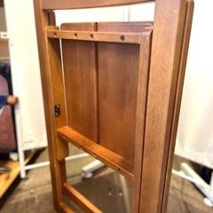 【武蔵小山店】〈B〉ウッドフォールディングチェア 折り畳み カントリー ナチュラル 椅子の画像