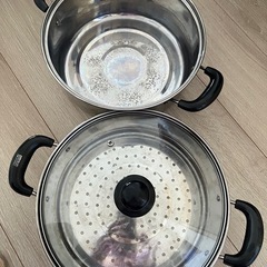 蒸し器　鍋 の画像