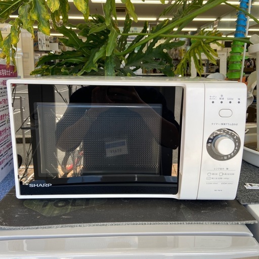 SHARP電子レンジ:2021年製【リサイクルフカツ岡崎倉庫店】250725NA-25