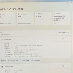 Mini PC i5-9400F 16GB 512GB GTX1660 Tiの画像