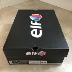 【未使用】ELF S516 バイクシューズ ブラック/レッド　27cmの画像