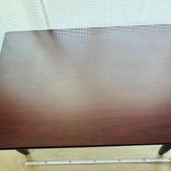 ダークブラウン　ミニテーブルの画像