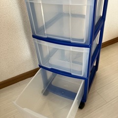 キャスター付き引き出し収納の画像