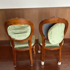 椅子 チェア 2脚セットの画像