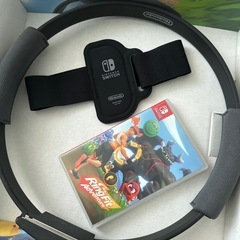 🎮【美品・ほぼ未使用】Nintendo Switch 有機ELモデルセット✨ （リングフィット＋マイク＋ケース＋SDカード付き）の画像