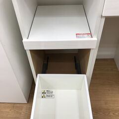 ★リユースのサカイ春日部店★KJ10996 ニトリ 食器棚 ホワイト H201×W80×D50 クリーニング済みの画像