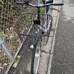 リサイクルショップどりーむ鹿大前店　No.318 自転車　シティサイクル　27インチ　LEDオートライト付き♪　シンプルで乗りやすい♪の画像