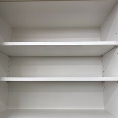 ★リユースのサカイ春日部店★KJ10998  食器棚 ホワイト H200×W120×D50 クリーニング済みの画像
