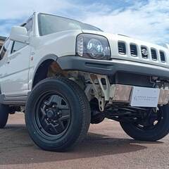 ☆4WD 5MT！！☆スズキ ジムニー ランドベンチャー 80周年記念車 リフトアップ ハーフバンパ ーの画像