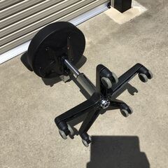 367 エステスツール キャスター付き 昇降スツール チェア 椅子 背もたれ付きの画像