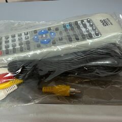 【B138】未使用品/通電確認済み/DVDプレイヤー/リモコン/配線付き/DV-908/の画像