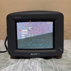 1999製　アナログ小型テレビ　ジャンク品の画像