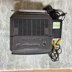 1999製　アナログ小型テレビ　ジャンク品の画像