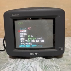 1999製　アナログ小型テレビ　ジャンク品の画像