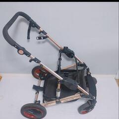 wisesonle 赤 stroller 2 in 1 ベビーカー　ペットカーの画像