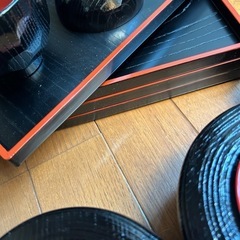 ご飯4人分セット(お盆、蓋付きお茶碗、蓋付きお椀)の画像