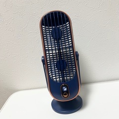 ポータブル冷風ファン 強力送風 5段階風量 USB充電式 静音タイプの画像