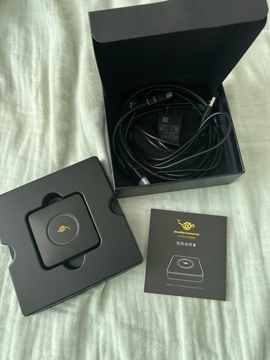?【美品・ほぼ未使用】Aladdin Mic＋Connector セット✨ カラオケも映像投影もこれ1セットでOK！