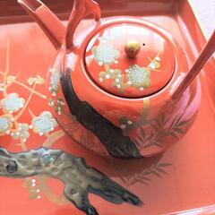 中古 お屠蘇器 お飾り お正月 松竹梅 おとそセットの画像