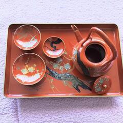 中古 お屠蘇器 お飾り お正月 松竹梅 おとそセットの画像