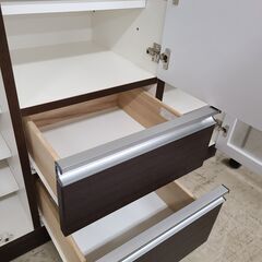 J1135【リユースのサカイ柏店】NITORI　ニトリ　サイドボード　モデナ2　120DBR　ダークブラウン　クリーニング済みの画像