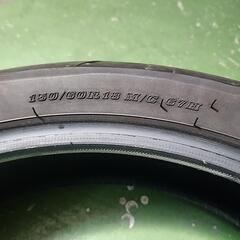 旧車などに　ダンロップ　150 60 18　まだ使えますの画像