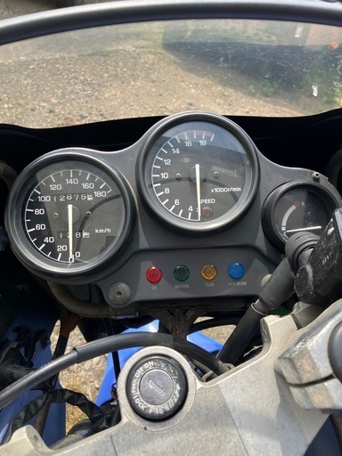 YAMAHA FZR250 テック21カラー(2KR型)実働　走行距離12875km YAMAHA FZR250 テック21カラー(2KR型)実働走行距離12875km (RMG) 新