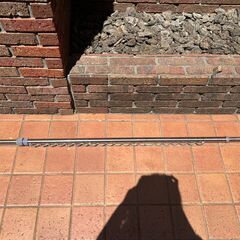 【0円】伸縮性　物干し竿　ハンガー掛け　	洗濯の画像