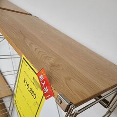 J1137【リユースのサカイ柏店】MUJI　無印良品　ステンレスユニットシェルフ　ナチュラル　クリーニング済みの画像