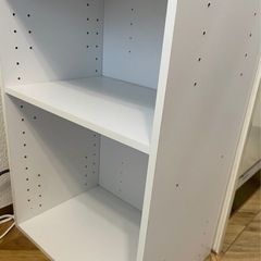 【お引き取り先決まりました】カラーボックス　小　ホワイトの画像