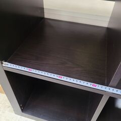 J1138【リユースのサカイ柏店】シェルフユニット　ダークブラウン　クリーニング済み　の画像